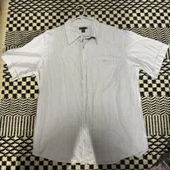 GUESS 半袖シャツ XXL ホワイトストライプ
