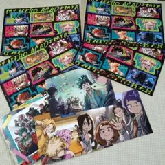 最強ジャンプ付録　ヒーローアカデミア　 ステッカー4枚ポストカード３枚と写真たて