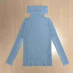 美品☆プリーツプリーズ イッセイミヤケ タータンチェック ハイネック