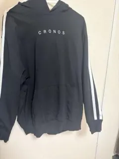 CRONOS パーカー ブラック ホワイト