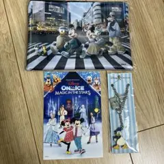 ディズニー ミッキーマウス フラットポーチ　チャーム　ドナルドダック