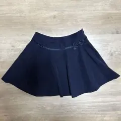 【送料無料】CHOPIN deux 110cm★ネイビー フレアスカート