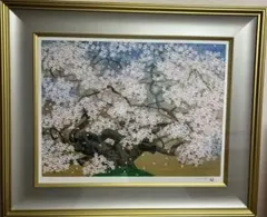 石割桜 油彩画・油絵 - メルカリ