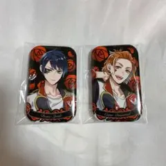 ツイステ デュース ケイト ラメキラスクエア缶バッジ 2点セット