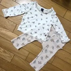 baby GAP 蝶柄トップスとレギンスセット 80