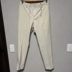 グローバルワーク、着用3回ベージュ テーパード スラックス