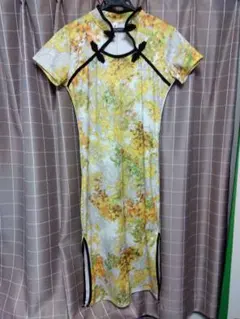 花柄チャイナドレス