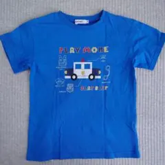 【中古】Tシャツ⑧　スラップスリップ　半袖　ブロック　パトカー　レゴ　130のサムネイル