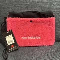 new balance ボアショルダーバッグ ピンク
