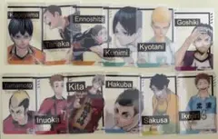 ハイキュー！！　ファンパーク　箔押しクリアカードコレクション 12枚セット