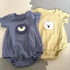 ベビー　ロンパース 2点セット　80cm アカチャンホンポ