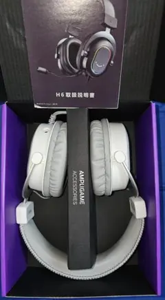 FIFINE ゲーミングヘッドセット AmpliGame H6W ホワイトのサムネイル