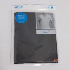 ユニクロ エアリズム 半袖 メッシュVネックT メンズ Mサイズ