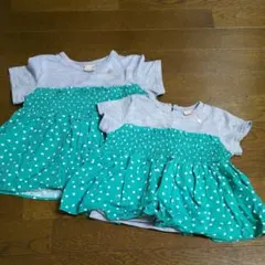 【petit main】切り替えTシャツ 90 110