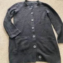 LAURA ASHLEY 黒 カーディガン