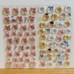 ちいかわ　ボンボンドロップシール風 2枚セット　台紙無し