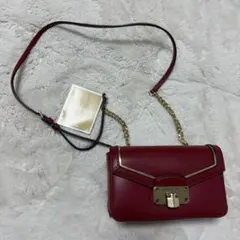 MICHAEL KORS レッドショルダーバッグ