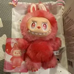 POP MART Big Into Energy ラブブぬいぐるみ　赤／レッド