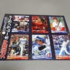 週間女性20250916号　特別付録の大谷翔平ホームランカ－ド6枚