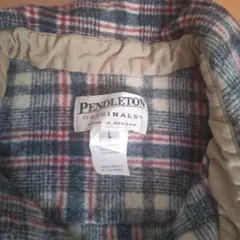Pendleton L ネルシャツ チェック柄 ウール