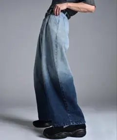 グラデーション ワイドデニムパンツのサムネイル