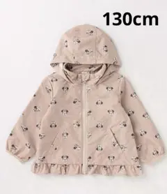 美品　プティマイン　ミニー柄　ウィンドブレーカー