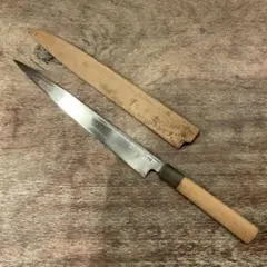 築地有次 特製 柳刃包丁 約260mm 刺身包丁 水牛口輪 - メルカリ