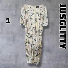 JUSGLITTY ジャスグリッティー 総柄 花柄 ワンピース 1