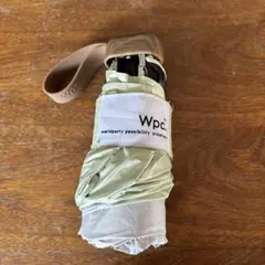 Wpc. 晴雨兼用 折りたたみ傘 ライトグリーン