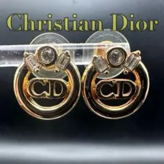 極美品✨ Dior ピアス CD ロゴ サークルロゴ 希少 刻印 2104 - メルカリ