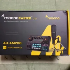 MAONOCASTER LITE AU-AM200 配信ミキサー PM360コンデンサーマイク付 ポッドキャスト ライブ配信 音響機器 オーディオインターフェース 動作確認済　260419-6 MAONOCASTER LITE AU-AM200 配信ミキサー PM360コンデンサーマイク付