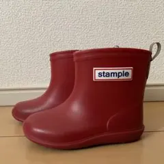 stample 長靴　子供　赤　14センチ