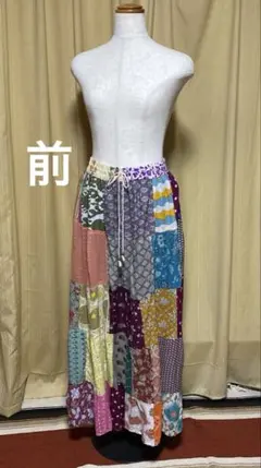 アミナコレクション　パッチワークスカートのサムネイル