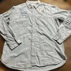 Levi'sリーバイス長袖デニムダンガリーシャツライトブルーLサイズ