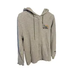 Laundy グレー　メンズ パーカー フード 灰色 ランドリー 起毛　チャック