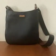 新品未使用【Harrodsハロッズ】本革・黒×茶色・ショルダーバックのサムネイル