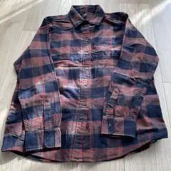 【レディース】ユニクロ 長袖チェックシャツ Lサイズ