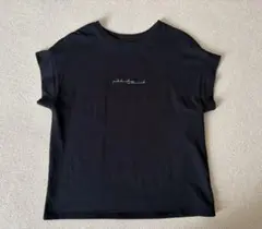 NATURAL BEAUTY BASIC Ｔシャツ　フレンチスリーブ　ブラックのサムネイル