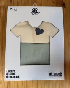 【未開封・未使用】プチバトー　半袖Tシャツ２枚組♡ PUTIT BATEAU