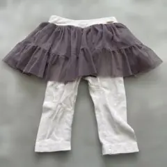 プティマイン チュールスカート レギンス　セット　スカンツ　80 スカートパンツ