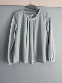 GLACIERグラシア ハニーズ 長袖 ブラウス オフィスカジュアル パール