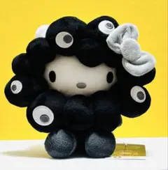 ハローキティ　なりきりぬいぐるみ 　M サンリオ　黒サンリオ　黒　新品タグ付