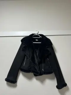 RESEXXY ムートンコート　ブラック