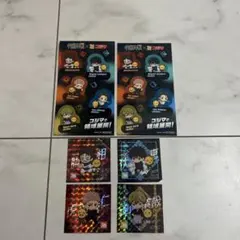 アニメキャラクター ホログラムステッカー 6枚セット