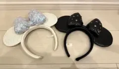 ディズニー ミニー カチューシャ 2点セット
