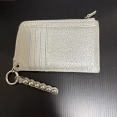 イアパピヨネ　インフルエンサーほし企画　シルバー　本革スタッズフラグメントケース