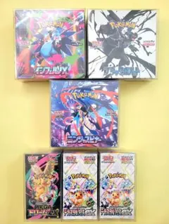 【人気】ポケモンカード BOX シュリンク付き　新品未開封　計6点　まとめ売り