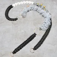 人気　パラコード　スマホショルダー　ふわふわ　レース　韓国風