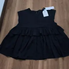 しまむら　辻ちゃん ノースリフリル Ange Charme Lサイズ ブラック