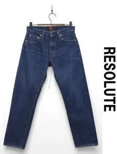 RESOLUTE リゾルト 710 セルビッジデニム W31 L29 濃紺 - メルカリ